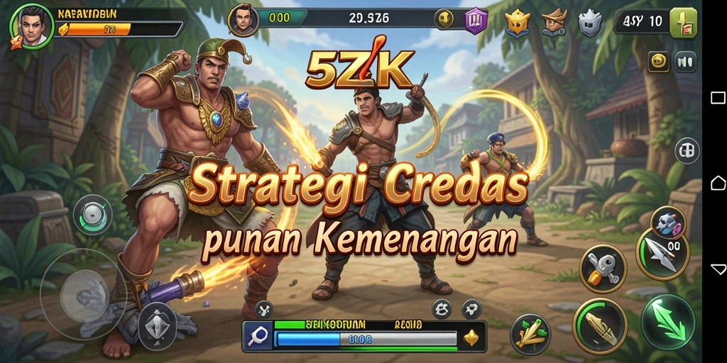 Tampilan seru gameplay strategi di 5ZK yang menegangkan.