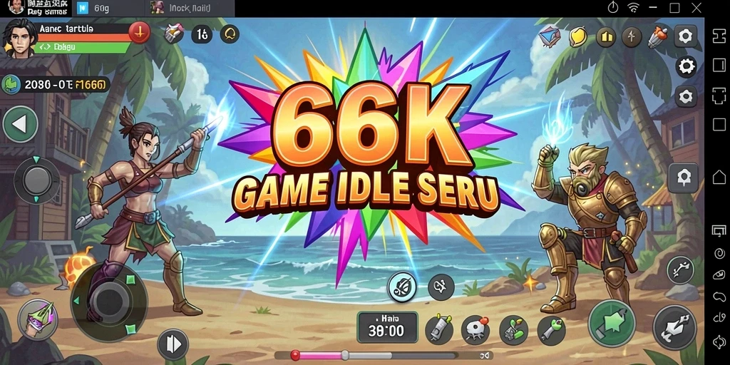 Tampilan gameplay 66K yang menarik dan memikat.