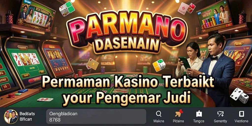 Tampilan gameplay Kasino di 8768 dengan antarmuka menarik.