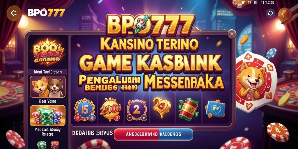 Gameplay BPO777 menampilkan keseruan perjudian Kasino yang memikat.