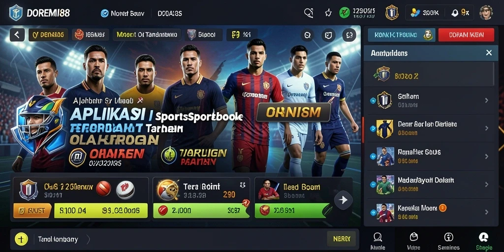 Screenshot gameplay DOREMI88 menunjukkan pengalaman sportsbook yang menarik.