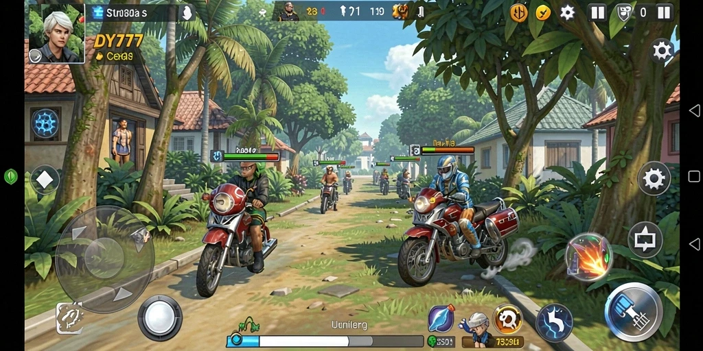 Tampilan dari gameplay menegangkan dalam DY777 yang penuh strategi.