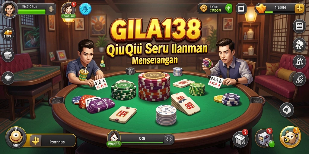 Bermain QiuQiu yang seru di GILA138 dengan teman-teman.