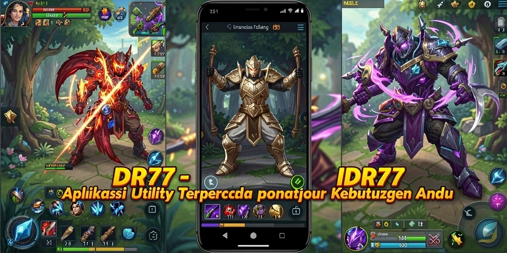Tampilan antarmuka utama IDR77 yang modern dan intuitif.