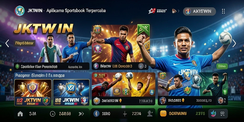 Tampilan gameplay Sportsbook dari aplikasi JKTWIN.