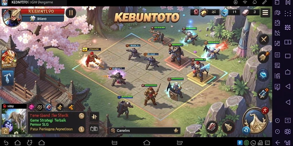 Tampilan gameplay KEBUNTOTO yang seru dan menantang.