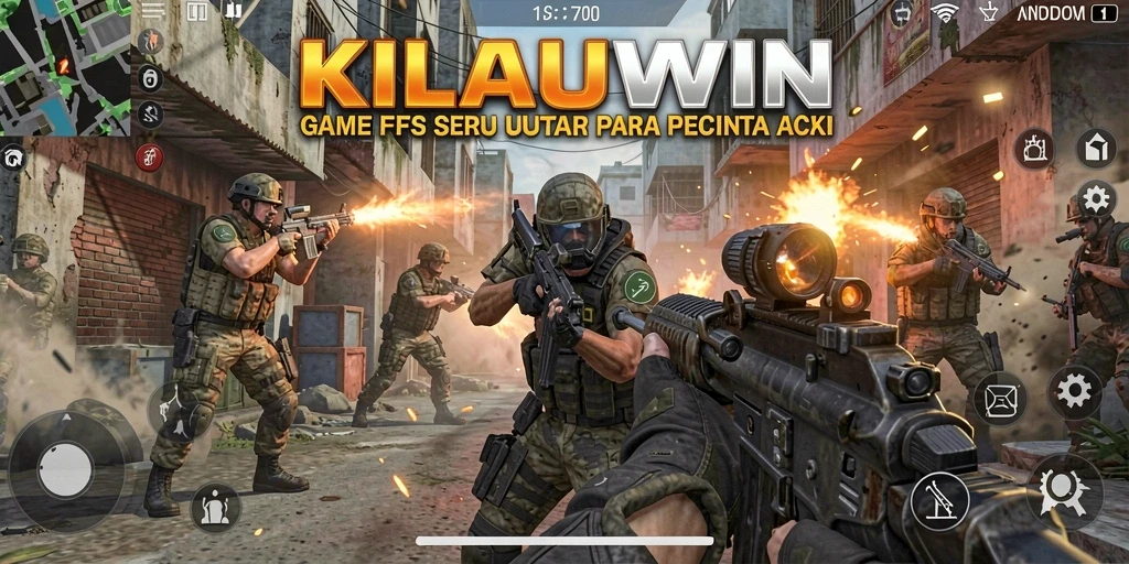 Tampilan layar gameplay KILAUWIN dengan aksinya yang mendebarkan.