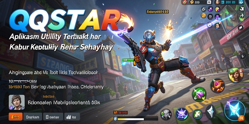 Tampilan antarmuka utama QQSTAR yang user-friendly.