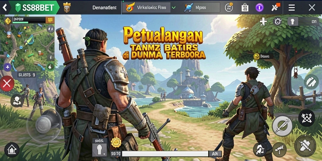 Tampilan gameplay SS88BET yang menakjubkan di dunia Open World.