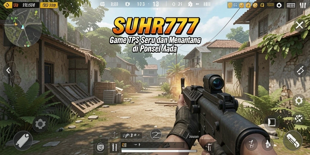 Tampilan gameplay menarik dalam SUHU777 yang menggambarkan aksi TPS.