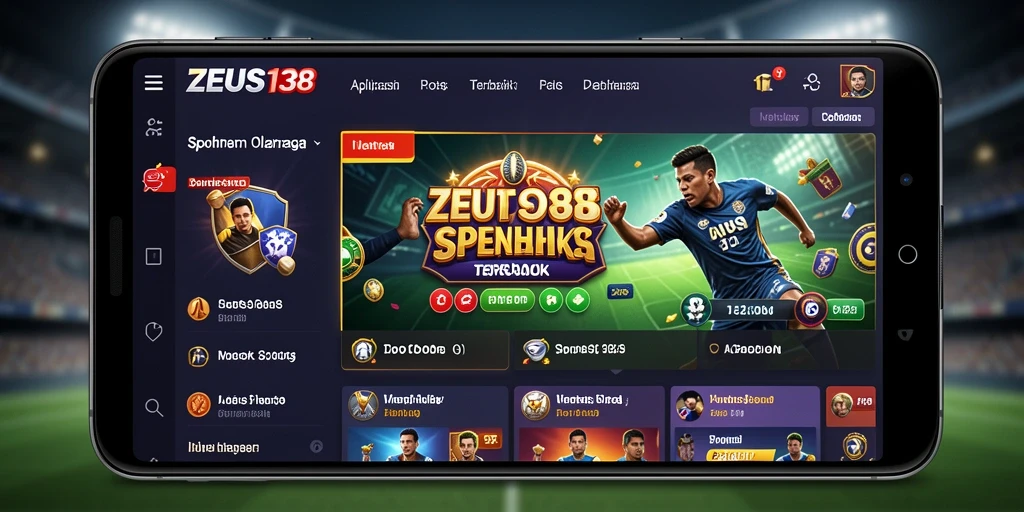 Tampilan utama ZEUS138 dengan fitur taruhan olahraga yang menarik.
