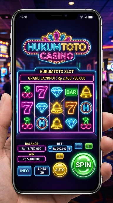Tampilan antarmuka aplikasi hukumtoto yang modern dan mudah digunakan.